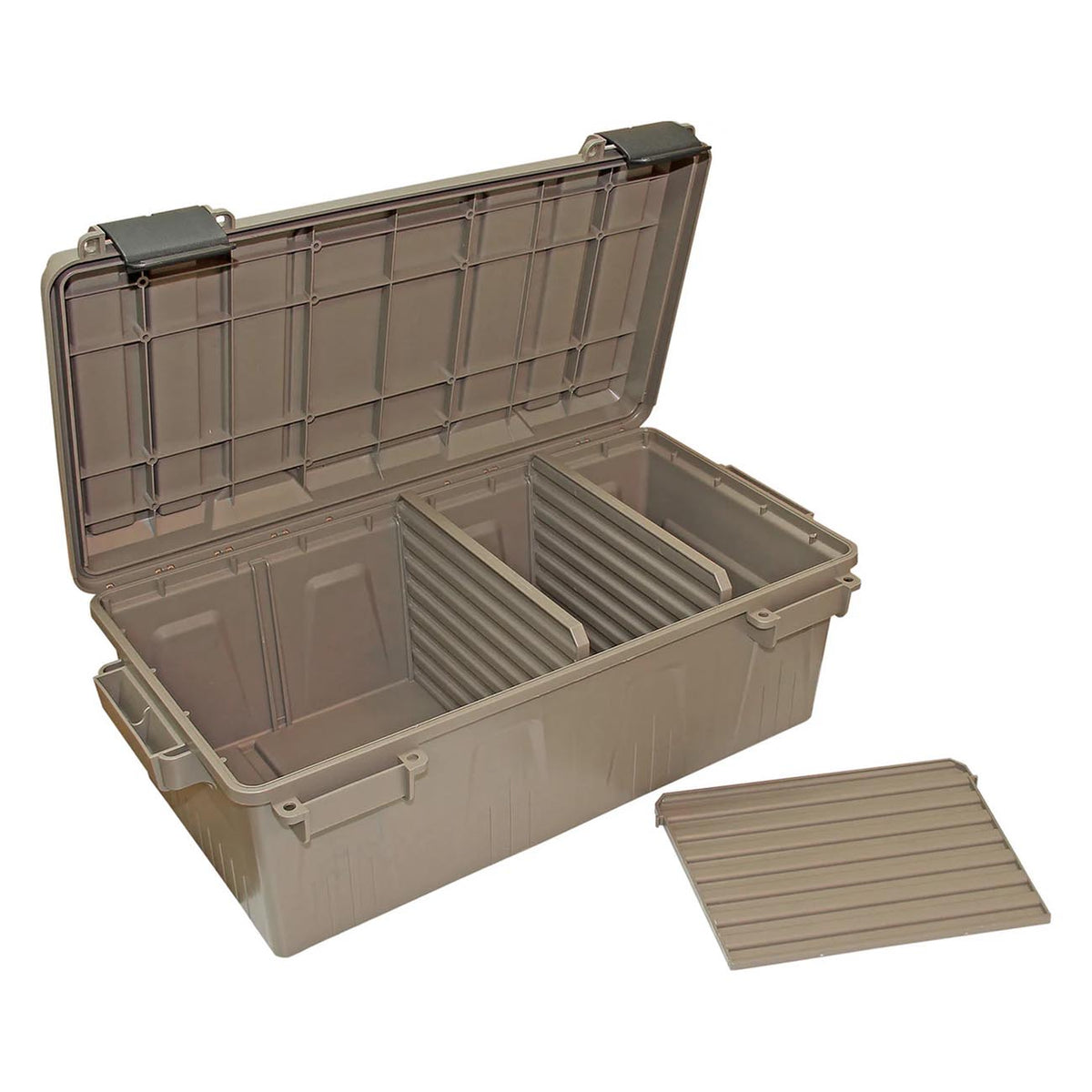 MTM Ammo Crate Divided Utility Box - Dark Earth