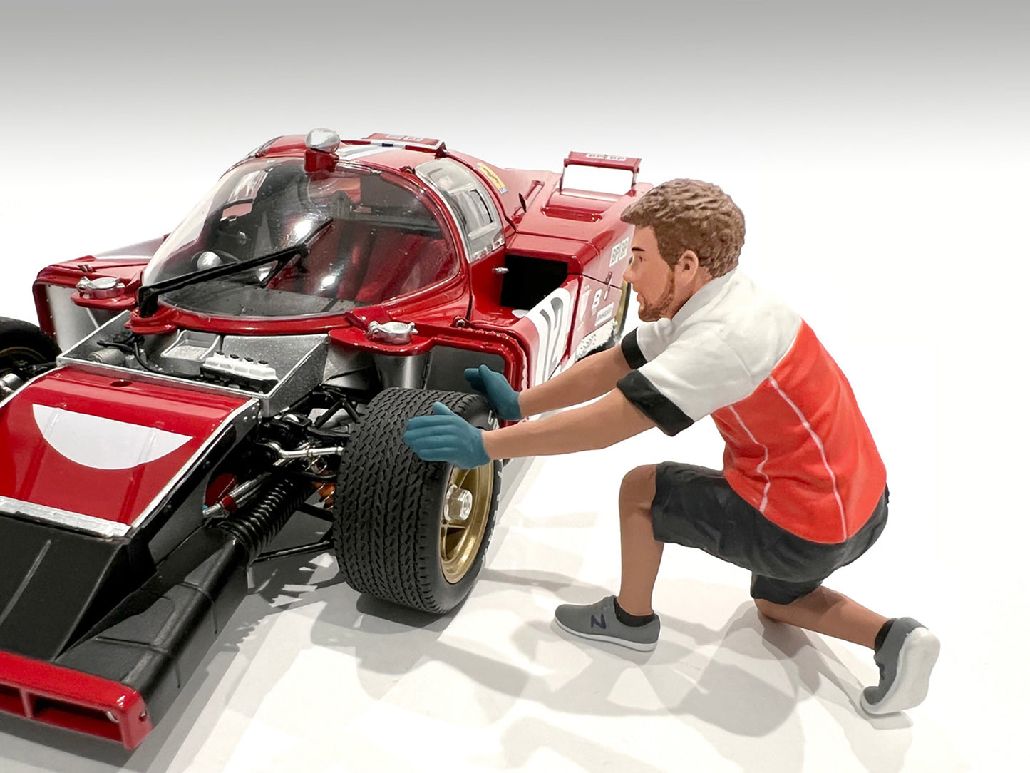 "Race Crew" Figure #1 for 1/18 scale models by American Diorama <h2>"Race Diorama</h2> <p>High-quality diecast model car perfect collectors and enthusiasts. Features detailed interior exterior craftsm