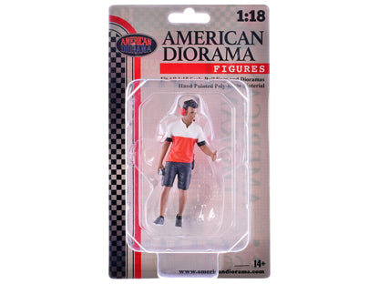 "Race Crew" Figure #2 for 1/18 scale models by American Diorama <h2>"Race Diorama</h2> <p>High-quality diecast model car perfect collectors and enthusiasts. Features detailed interior exterior craftsm