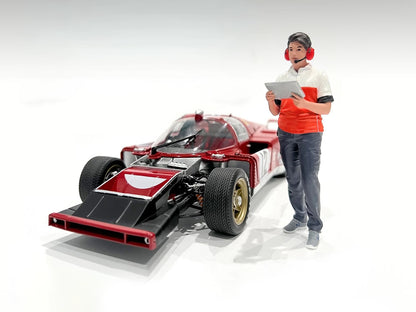 "Race Crew" Figure #3 for 1/24 Scale Models by American Diorama <h2>"Race Diorama</h2> <p>High-quality diecast model car perfect collectors and enthusiasts. Features detailed interior exterior craftsm