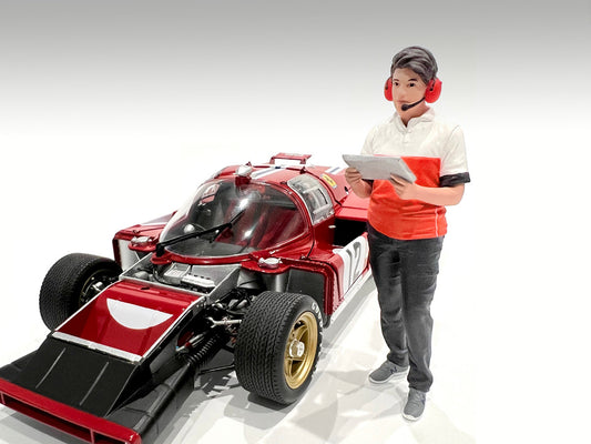 "Race Crew" Figure #3 for 1/24 Scale Models by American Diorama <h2>"Race Diorama</h2> <p>High-quality diecast model car perfect collectors and enthusiasts. Features detailed interior exterior craftsm