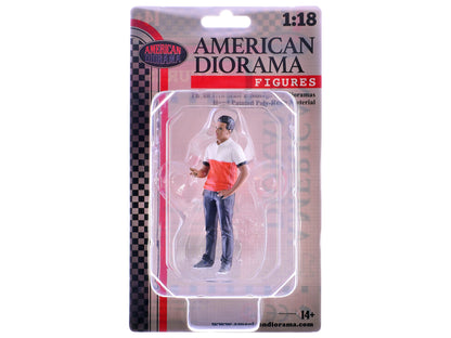 "Race Crew" Figure #4 for 1/18 scale models by American Diorama <h2>"Race Diorama</h2> <p>High-quality diecast model car perfect collectors and enthusiasts. Features detailed interior exterior craftsm