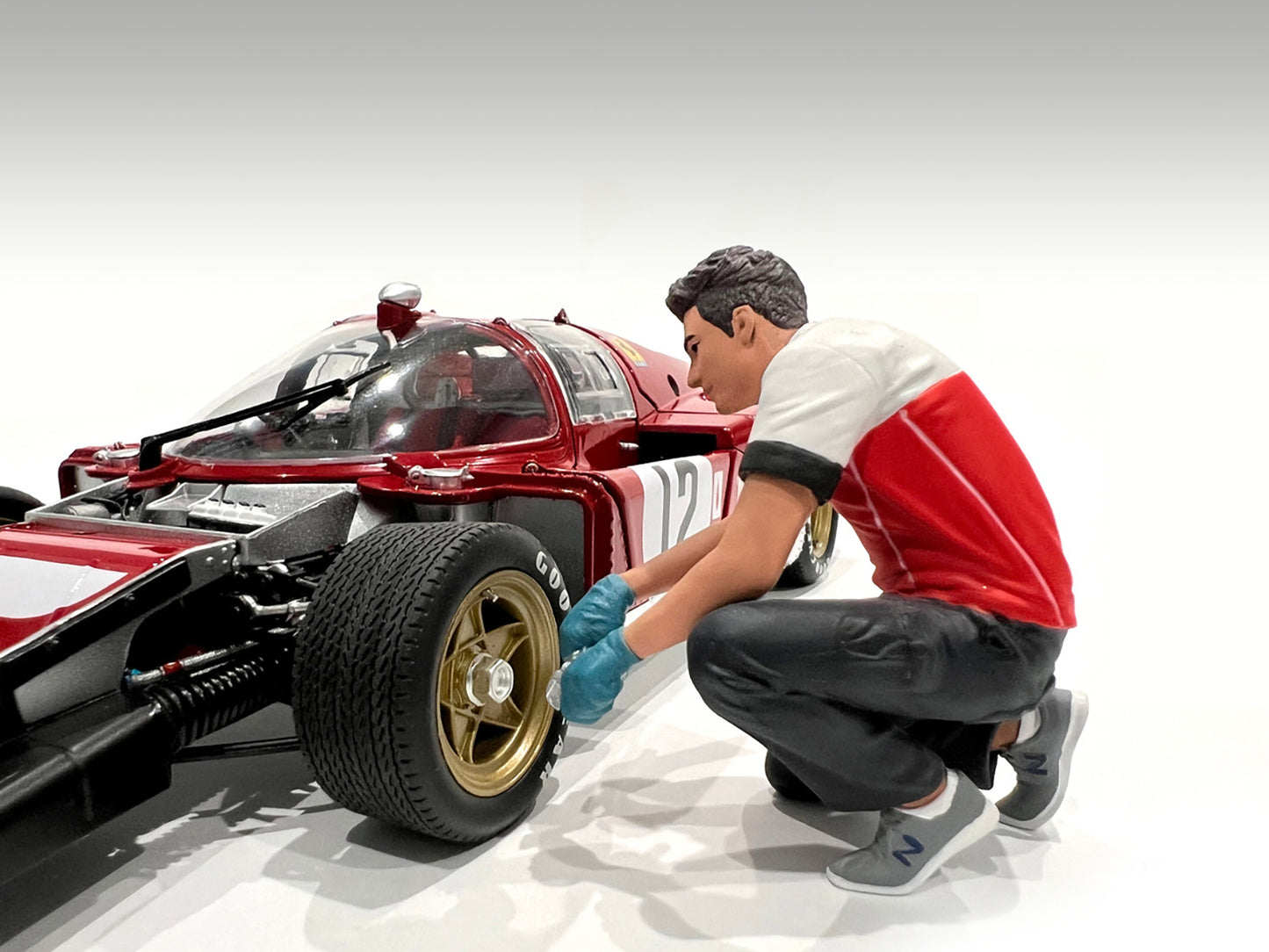 "Race Crew" Figure #5 for 1/18 scale models by American Diorama <h2>"Race Diorama</h2> <p>High-quality diecast model car perfect collectors and enthusiasts. Features detailed interior exterior craftsm