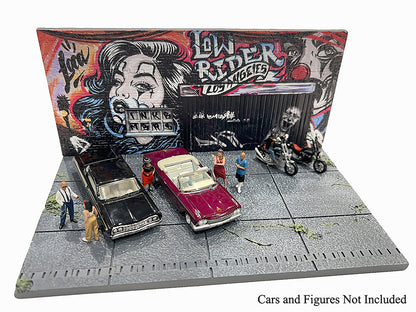 "American Diorama X INK BMBRS - LA Lowrider" Street Art for 1/64 Scale Models by American <h2>"American Diorama</h2> <p>High-quality diecast model car perfect collectors and enthusiasts. Features deta