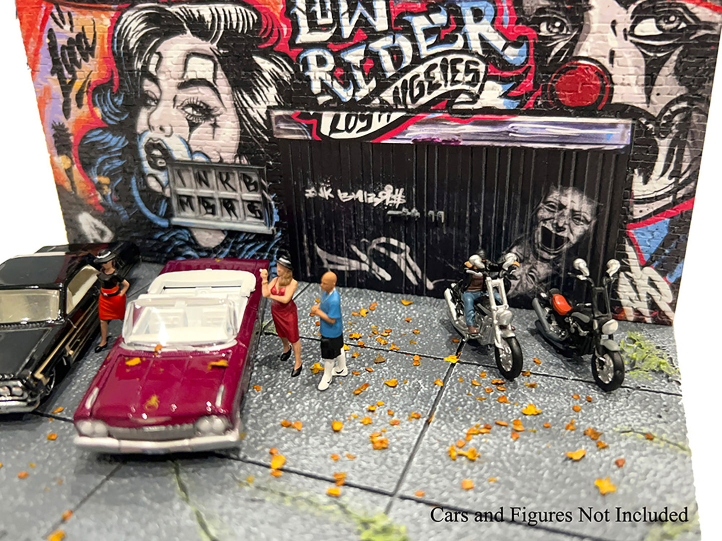 "American Diorama X INK BMBRS - LA Lowrider" Street Art for 1/64 Scale Models by American <h2>"American Diorama</h2> <p>High-quality diecast model car perfect collectors and enthusiasts. Features deta