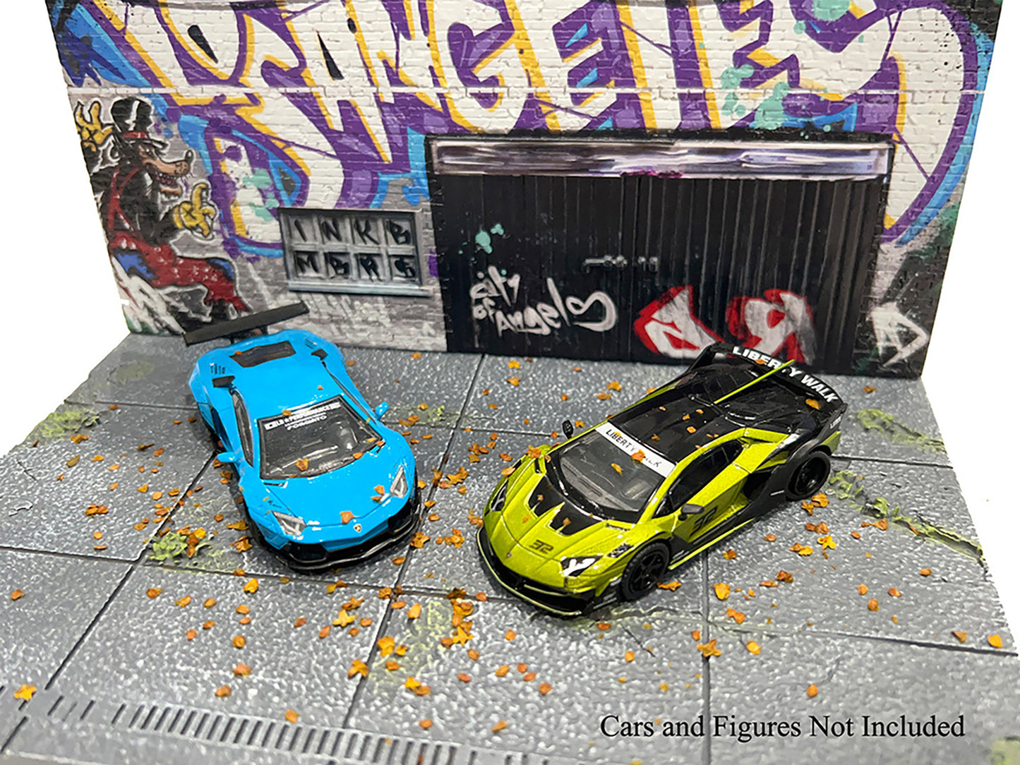 "American Diorama X INK BMBRS - LA Graffiti" Street Art for 1/64 Scale Models by American <h2>"American Diorama</h2> <p>High-quality diecast model car perfect collectors and enthusiasts. Features deta