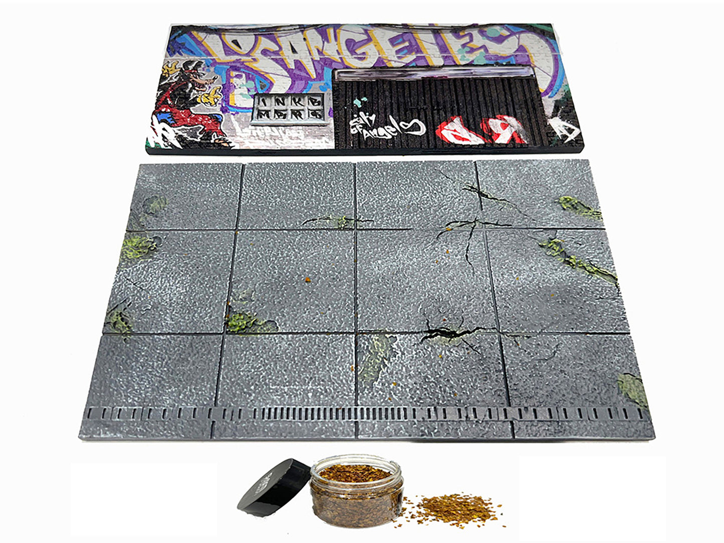 "American Diorama X INK BMBRS - LA Graffiti" Street Art for 1/64 Scale Models by American <h2>"American Diorama</h2> <p>High-quality diecast model car perfect collectors and enthusiasts. Features deta