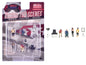 "Behind The Scenes" 7 piece (4 People 3 Accessories) Diecast Figures Set 1/64 Scale Models by American Diorama <h2>"Behind Diorama</h2> <p>High-quality model car perfect for collectors and enthusiasts