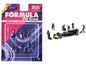 "Formula Pit Crew – Team Blue" 6 piece T&y Diecast Figure Set (6 Figures) Limited Edition for 1/64 Scale Models by American Diorama