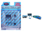 "Metal Tools" Set A Blue of 14 Pieces for 1/64 Scale Models - American Diorama
