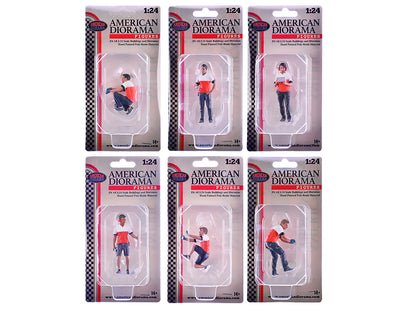"Race Crew" 6 piece Figure Set for 1/24 Scale Models by American Diorama <h2>"Race Diorama</h2> <p>High-quality diecast model car perfect collectors and enthusiasts. Features detailed interior exterio