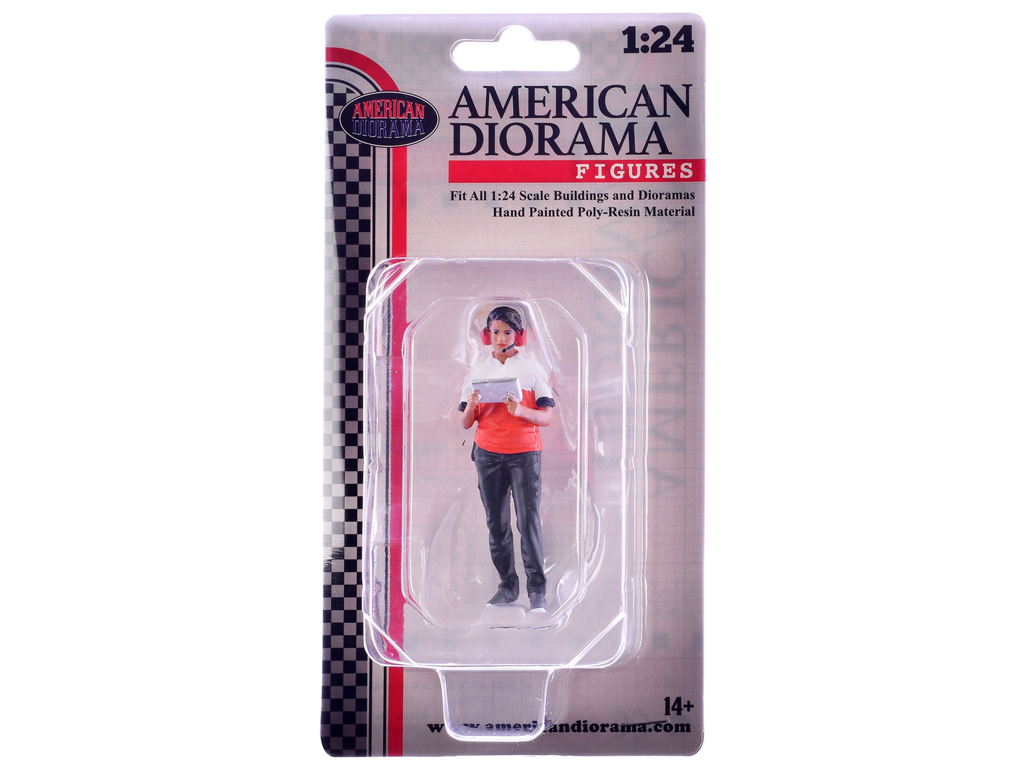 "Race Crew" Figure #3 for 1/24 Scale Models by American Diorama <h2>"Race Diorama</h2> <p>High-quality diecast model car perfect collectors and enthusiasts. Features detailed interior exterior craftsm
