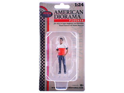 "Race Crew" Figure #4 for 1/24 Scale Models by American Diorama <h2>"Race Diorama</h2> <p>High-quality diecast model car perfect collectors and enthusiasts. Features detailed interior exterior craftsm