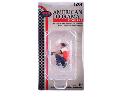 "Race Crew" Figure #5 for 1/24 Scale Models by American Diorama <h2>"Race Diorama</h2> <p>High-quality diecast model car perfect collectors and enthusiasts. Features detailed interior exterior craftsm