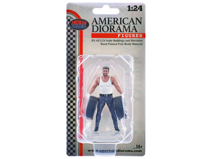 "Muscle Mechanics" Figure #1 for 1/24 Scale Models by American Diorama <h2>"Muscle Diorama</h2> <p>High-quality diecast model car perfect collectors and enthusiasts. Features detailed interior exterio