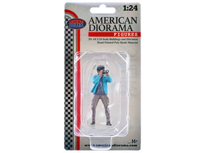 "Photographers" Figure #1 for 1/24 Scale Models by American Diorama <h2>"Photographers" Diorama</h2> <p>High-quality diecast model car perfect collectors and enthusiasts. Features detailed interior ex