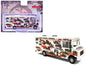 Food Truck "The Graffiti Truck" White with Graphics 1/64 Diecast Model by American Diorama <h2>Food Diorama</h2> <p>High-quality car perfect for collectors and enthusiasts. Features detailed interior