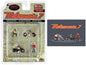 "Motomania 7" 4 piece Diecast Figure Set (2 Figures 2 Motorcycles) Limited Edition to 4800 pieces Worldwide for 1/64 scale models by American Diorama <h2>"Motomania Diorama</h2> <p>High-quality model