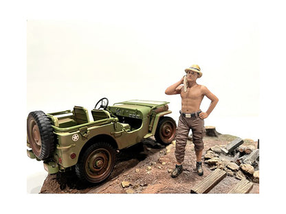 "4X4 Mechanic" Figure 1 for 1/18 Scale Models by American Diorama <h2>"4X4 Diorama</h2> <p>High-quality diecast model car perfect collectors and enthusiasts. Features detailed interior exterior crafts