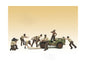 "4X4 Mechanic" 8 piece Figure Set for 1/18 scale models by American Diorama <h2>"4X4 Diorama</h2> <p>High-quality diecast model car perfect collectors and enthusiasts. Features detailed interior exter