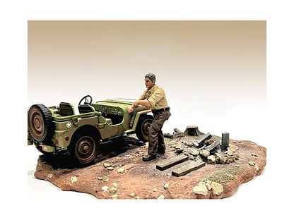 "4X4 Mechanic" Figure 3 for 1/18 Scale Models by American Diorama <h2>"4X4 Diorama</h2> <p>High-quality diecast model car perfect collectors and enthusiasts. Features detailed interior exterior crafts