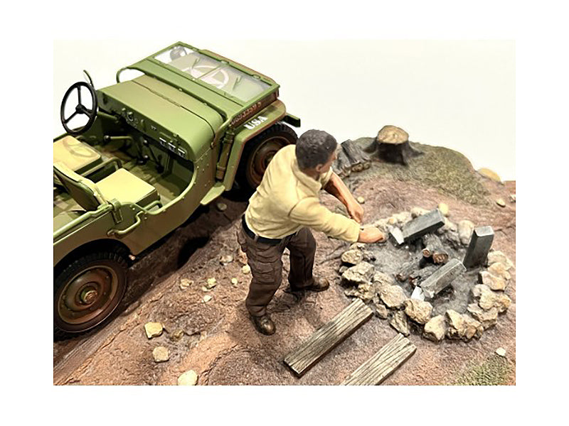 "4X4 Mechanic" Figure 3 for 1/18 Scale Models by American Diorama <h2>"4X4 Diorama</h2> <p>High-quality diecast model car perfect collectors and enthusiasts. Features detailed interior exterior crafts