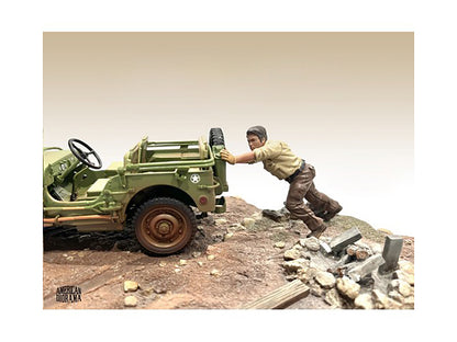"4X4 Mechanic" Figure 5 for 1/18 Scale Models by American Diorama <h2>"4X4 Diorama</h2> <p>High-quality diecast model car perfect collectors and enthusiasts. Features detailed interior exterior crafts