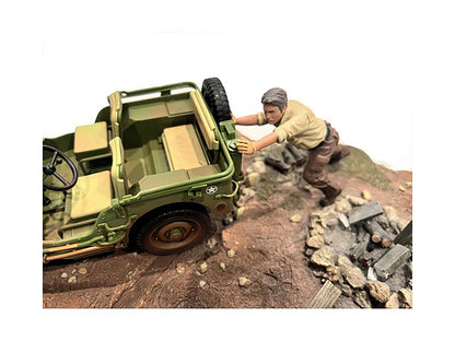"4X4 Mechanic" Figure 5 for 1/18 Scale Models by American Diorama <h2>"4X4 Diorama</h2> <p>High-quality diecast model car perfect collectors and enthusiasts. Features detailed interior exterior crafts