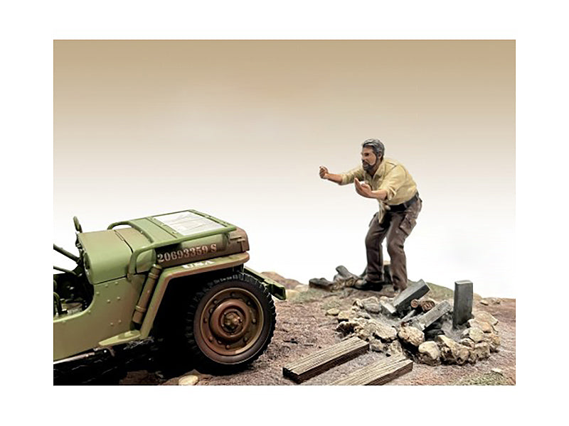 "4X4 Mechanic" Figure 6 for 1/18 Scale Models by American Diorama <h2>"4X4 Diorama</h2> <p>High-quality diecast model car perfect collectors and enthusiasts. Features detailed interior exterior crafts