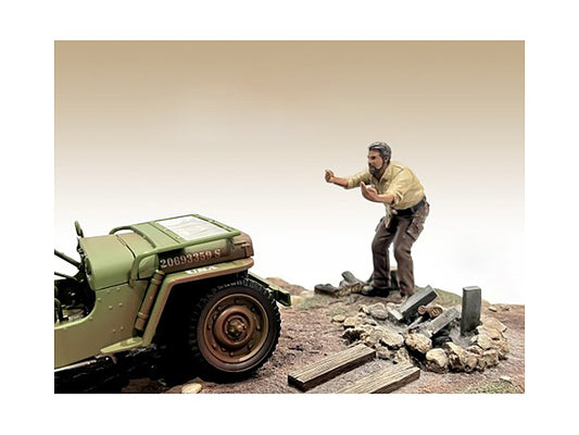 "4X4 Mechanic" Figure 6 for 1/18 Scale Models by American Diorama <h2>"4X4 Diorama</h2> <p>High-quality diecast model car perfect collectors and enthusiasts. Features detailed interior exterior crafts