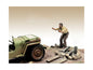 "4X4 Mechanic" Figure 6 for 1/18 Scale Models by American Diorama <h2>"4X4 Diorama</h2> <p>High-quality diecast model car perfect collectors and enthusiasts. Features detailed interior exterior crafts