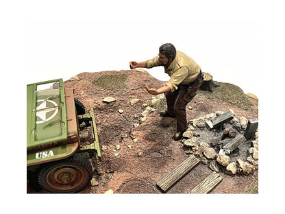 "4X4 Mechanic" Figure 6 for 1/18 Scale Models by American Diorama <h2>"4X4 Diorama</h2> <p>High-quality diecast model car perfect collectors and enthusiasts. Features detailed interior exterior crafts