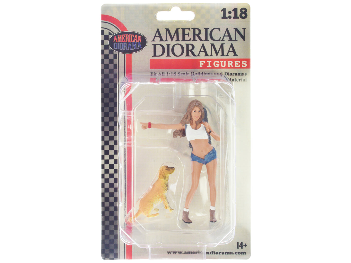 "Figure18 Series 1" Figure 705 Set of 2 pieces for 1/18 Scale Models by American Diorama <h2>"Figure18 Diorama</h2> <p>High-quality diecast model car perfect collectors and enthusiasts. Features detai