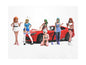 "Cosplay Girls" 6 piece Figure Set for 1/24 Scale Models by American Diorama <h2>"Cosplay Diorama</h2> <p>High-quality diecast model car perfect collectors and enthusiasts. Features detailed interior