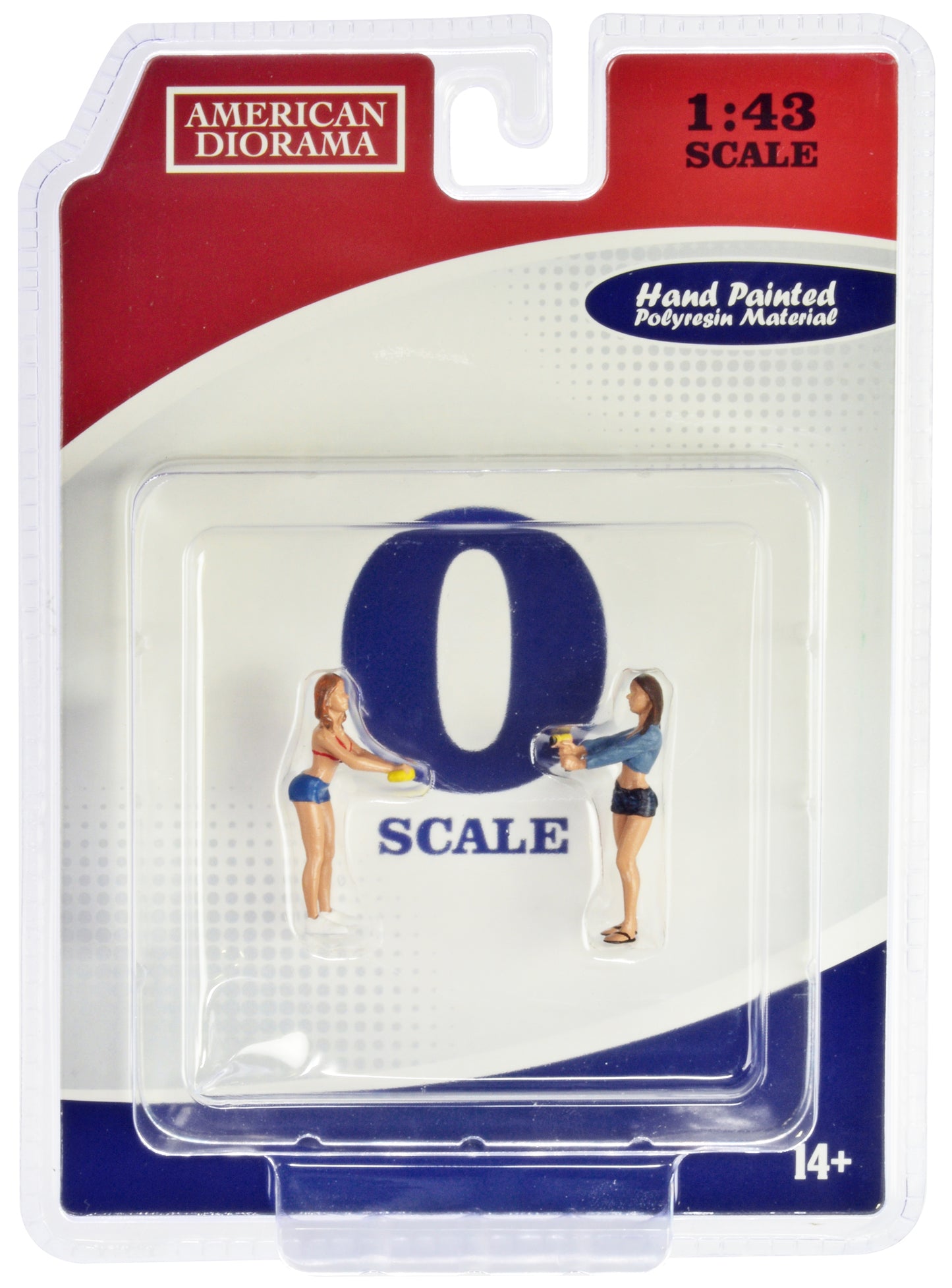 "Car Wash Girls" Set 2 Jessica and Jennifer Piece Figure for 1/43 Scale Models by American Diorama <h2>"Car Diorama</h2> <p>High-quality diecast model car perfect collectors enthusiasts. Features deta