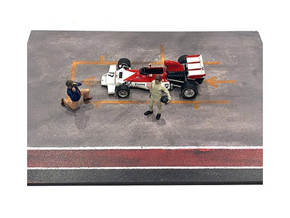 "Race Day" Two Diecast Figures Set 1 for 1/43 Scale Models by American Diorama <h2>"Race Diorama</h2> <p>High-quality model car perfect collectors and enthusiasts. Features detailed interior exterior