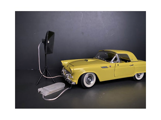 Photographer Lighting Kit, Set of 2 Lights for 1/24 Scale Models by American Diorama <h2>Photographer Diorama</h2> <p>High-quality diecast model car perfect collectors and enthusiasts. Features detail