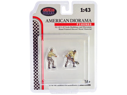 "4X4 Mechanics" 2 Piece Diecast Figure Set for 1/43 Scale Models by American Diorama <h2>"4X4 Diorama</h2> <p>High-quality model car perfect collectors and enthusiasts. Features detailed interior exte