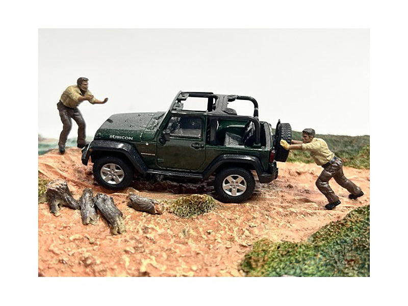 "4X4 Mechanics" 2 Piece Diecast Figure Set 3 for 1/43 Scale Models by American Diorama <h2>"4X4 Diorama</h2> <p>High-quality model car perfect collectors and enthusiasts. Features detailed interior ex