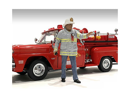 "Firefighters" Fire Captain Figure for 1/18 Scale Models by American Diorama <h2>"Firefighters" Diorama</h2> <p>High-quality diecast model car perfect collectors and enthusiasts. Features detailed int