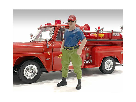 "Firefighters" Off Duty Figure for 1/18 Scale Models by American Diorama <h2>"Firefighters" Diorama</h2> <p>High-quality diecast model car perfect collectors and enthusiasts. Features detailed interio