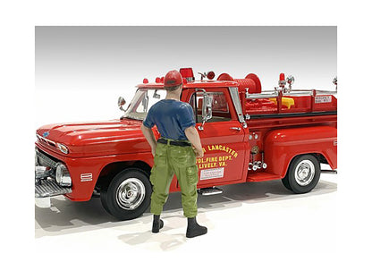 "Firefighters" Off Duty Figure for 1/18 Scale Models by American Diorama <h2>"Firefighters" Diorama</h2> <p>High-quality diecast model car perfect collectors and enthusiasts. Features detailed interio