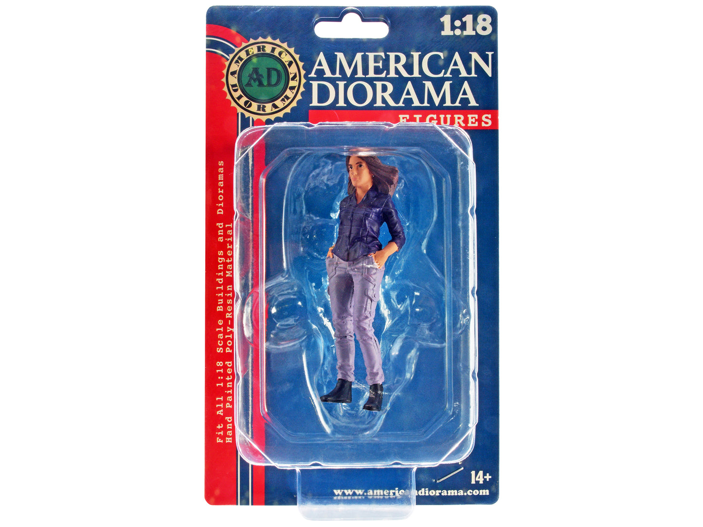 "Car Meet 3" Figure 5 for 1/18 Scale Models by American Diorama <h2>"Car Diorama</h2> <p>High-quality diecast model car perfect collectors and enthusiasts. Features detailed interior exterior craftsma