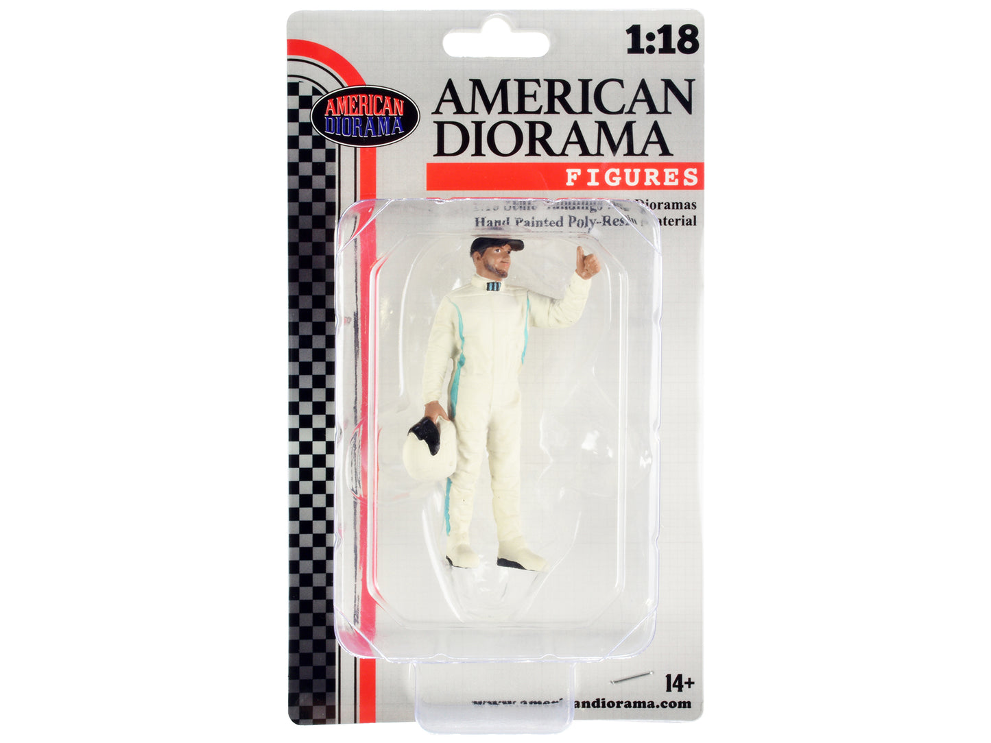 "Racing Legends" 2000's Figure A for 1/18 Scale Models by American Diorama <h2>"Racing Diorama</h2> <p>High-quality diecast model car perfect collectors and enthusiasts. Features detailed interior ext