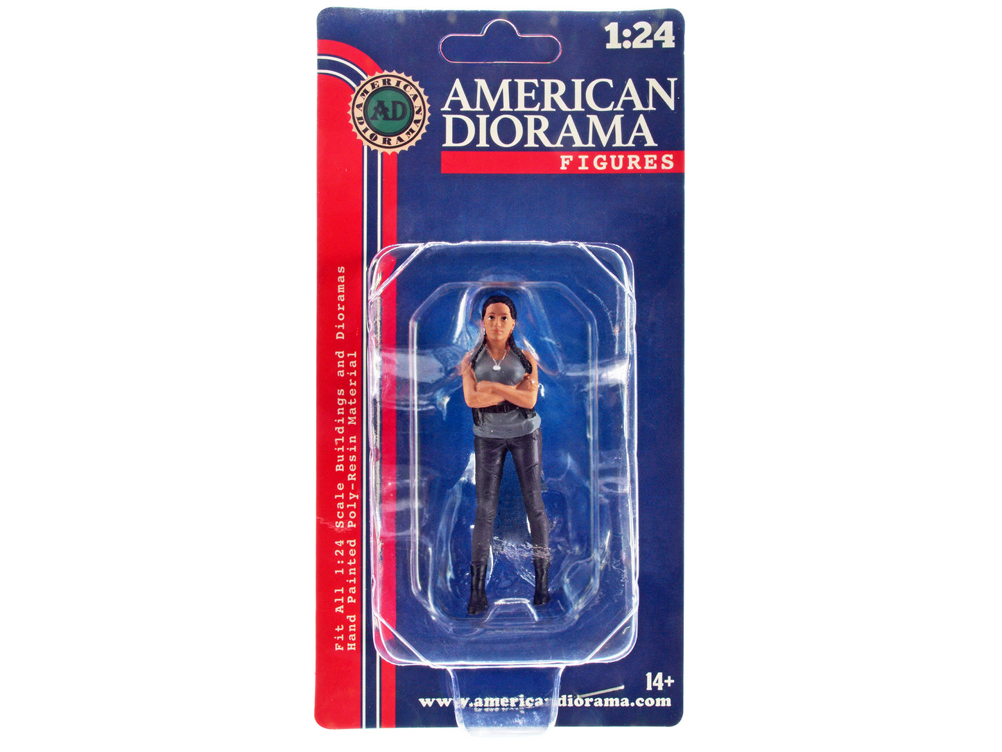 "Car Meet 3" Figurine 7 for 1/24 Scale Models by American Diorama <h2>"Car Diorama</h2> <p>High-quality diecast model car perfect collectors and enthusiasts. Features detailed interior exterior crafts