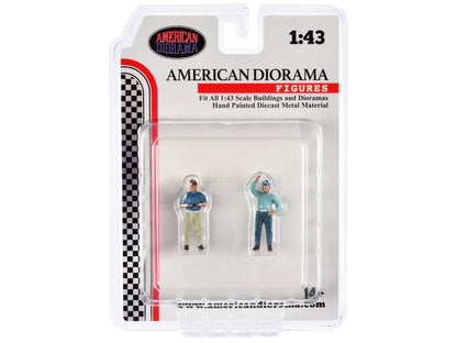 "Racing Legends" 50's Set of 2 Diecast Figures for 1/43 Scale Models by American Diorama <h2>"Racing Diorama</h2> <p>High-quality model car perfect collectors and enthusiasts. Features detailed interi