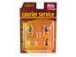 "Courier Service" 5 Piece Diecast Figures Set (2 Worker and 3 accessories) Limited Edition to 4800 pieces Worldwide for 1/64 Scale Models by American Diorama <h2>"Courier Diorama</h2> <p>High-quality