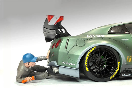 "Top Tuners" Figure #4 "Premium" Series for 1/18 Scale Models by American Diorama <h2>"Top Diorama</h2> <p>High-quality diecast model car perfect collectors and enthusiasts. Features detailed interior