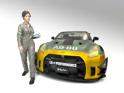 "Top Tuners" Figure #2 "Premium" Series for 1/18 Scale Models by American Diorama <h2>"Top Diorama</h2> <p>High-quality diecast model car perfect collectors and enthusiasts. Features detailed interior