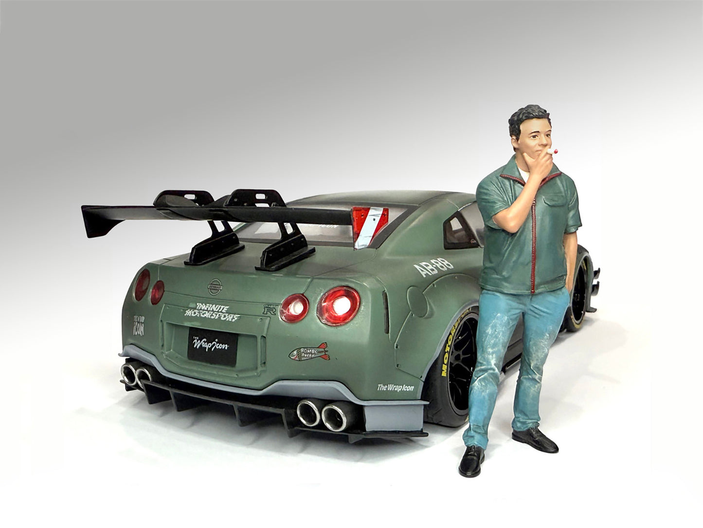 "Top Tuners" Figure #3 "Premium" Series for 1/18 Scale Models by American Diorama <h2>"Top Diorama</h2> <p>High-quality diecast model car perfect collectors and enthusiasts. Features detailed interior